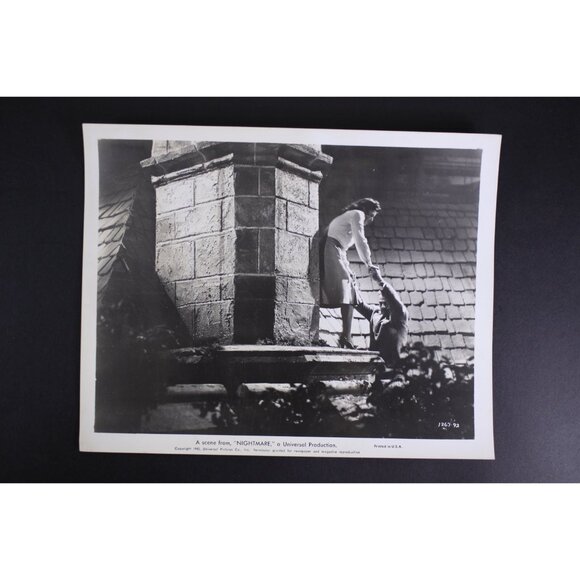 Vintage 1942 "Nightmare" Black and white photography movie stills, Diana - Picture 4 of 9